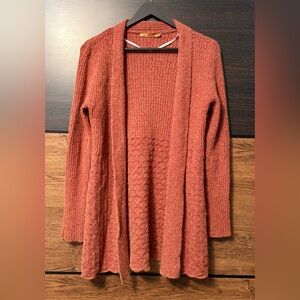 Belldini Terracotta Open-Front Cardigan